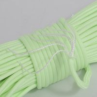 Cordon de Paracorde Tressé Personnalisé 9 Brins pour Survie, Lumineux, en Nylon, 2mm 3mm 4mm 6mm, Cordon de Parachute 550 750 Lbs