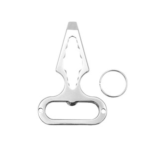 Ztc390 Stainless Steel <b>Multi</b> <b>Tool</b> Wrench With Bottle Opener For Outdoor <b>Camping</b> EDC Self Defense Spikes - Product Image 1
