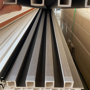 Cloison pvc panneau mural en <span class=keywords><strong>bambou</strong></span> revêtement en brique panneau mural extérieur décoratif cannelé en wpc - Product Image 6