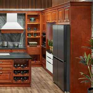 Classic Modern Style Solid Wood High Quality Kitchen Cabinets with Free Design Customization for a <b>Complete</b> <b>Set</b> - Product Image 6
