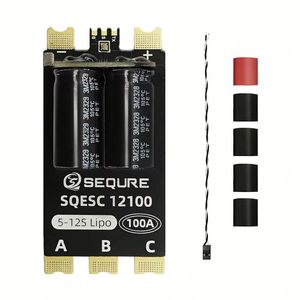 SEQURE ESC 12100 Brushless Electric Speed Controller 5-12S 100A ESC BLHeli_32 | AM32 for FPV Racing <b>Drone</b> Airplane Boat <b>RC</b> Car - Product Image 1
