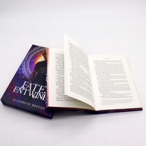 Service d'impression de livres personnalisés : édition spéciale de roman fantastique, couverture rigide, édition de romancier, bords pulvérisés or et argent - Product Image 1