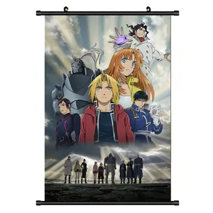 26 màu chất lượng cao Anime Fullmetal Alchemist tường cuộn không thấm nước áp phích biểu ngữ