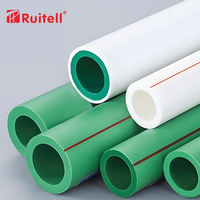 Tuyaux PPR flexibles vert/blanc/violet/bleu à prix d'usine - Certifiés CE/ISO, durables et écologiques pour le transport d'eau