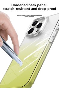 <span class=keywords><strong>Coque</strong></span> de protection antichoc Pro Gradient Crystal Ins Style avec boutons souples en TPU sur 4 côtés et <span class=keywords><strong>coque</strong></span> intégrale en PC, design anti-chute - Product Image 3