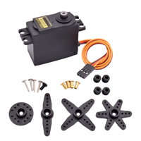 Moteur servo miniature RC DC MG995 13 kg, micro servo moteur 360 180 degrés, haute vitesse, engrenage métallique pour Arduino, bras robotique DIY