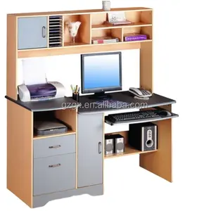 学校家具现代廉价家具木质书房工作台家用办公电脑桌带抽屉搁板电脑桌