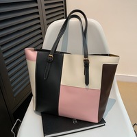Sacs Fourre-Tout de Marque pour Femmes Grande Capacité en Cuir PU Sac Bandoulière Messager Luxe Patchwork Designer Épaule pour Femme