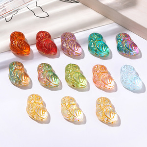 Perles en verre doré style vintage, perles en cristal et perles en verre soufflé pour la fabrication de bijoux, bracelets, colliers et breloques de téléphone DIY - Product Image 1