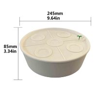 Système d'arrosage automatique pour plantes en pot, capteur d'humidité à aspiration d'eau automatique, pot de fleurs idéal pour la maison, le bureau, le jardin, la cour