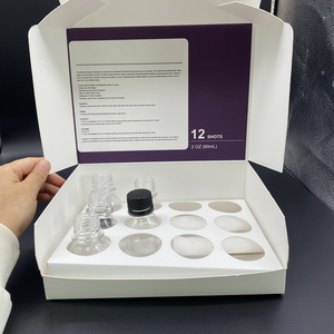 Botella vacía de plástico con tapas para zumo, tarro de zumo de naranja fresca, zumo de manzana, capacidad de 60ml, 100ml, capacidad de 2oz - Product Image 5