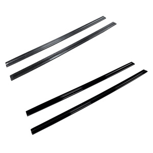 Ford Fiesta Mk8 St Line 2018 Jupes latérales Noir piano Texture fibre de carbone Kit carrosserie ABS Modification - Product Image 5