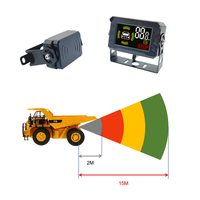 360 Degree 15M Heavy Vehicle Radar with PWAS and IP68 for Collision Avoidance in Chile Mining