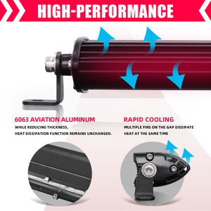 Emark DOT ECE OEM Chất Lượng Cao Công Suất Cao Ip68 <span class=keywords><strong>12</strong></span> 24 <span class=keywords><strong>Volt</strong></span> 20 Inch Xe Off Road 26 Inch Siêu Mỏng Hàng Duy Nhất Dẫn Thanh Ánh Sáng - Product Image 4