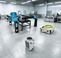 Mesin Pemotong Logam Laser CNC Portabel yang Dapat Dilepas dengan Koneksi WiFi Peralatan Laser Fabrikasi Pelat Logam