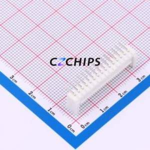 ZX-HY2.0-15PWZ Wire-to-Board Pin Header Bent Lead Through Hole,P=2mm Connector 1x15P 2mm Right Angle Insert HY - Product Image 2