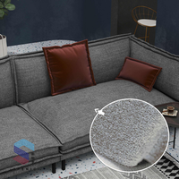 Tissu de canapé personnalisable haut de gamme en maille de lin Caractéristiques occultantes imperméables Fabricant direct pour le rembourrage