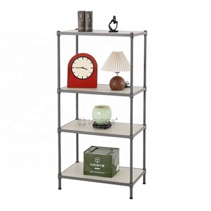 Welland tự làm 4 tầng ván sợi tre giá đỡ để trưng bày kệ sách kệ lưu trữ sàn - Product Image 1