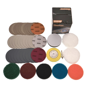 Kit <span class=keywords><strong>de</strong></span> 39 Piezas <span class=keywords><strong>de</strong></span> Papel <span class=keywords><strong>de</strong></span> <span class=keywords><strong>Lija</strong></span> Flocado <span class=keywords><strong>de</strong></span> 3 Pulgadas <span class=keywords><strong>para</strong></span> Pulir Faros <span class=keywords><strong>de</strong></span> Coche, Restauración <span class=keywords><strong>de</strong></span> Faros, Cuidado del Automóvil, Limpieza <span class=keywords><strong>de</strong></span> Faros - Product Image 1