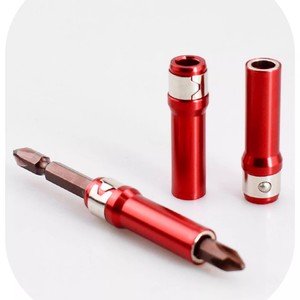 Three In One Stainless Steel Magnetic Socket Bit Driver 1/4 In 45mm Length Diy Tool - Product Image 2