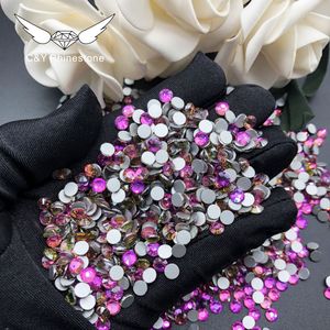 CY <span class=keywords><strong>Y6</strong></span>, venta al por mayor, tamaños mixtos a granel, cristal suelto, diamantes de imitación con parte posterior plana, sin Hotfix para manualidades, prendas, uñas, logotipo con pegamento - Product Image 6