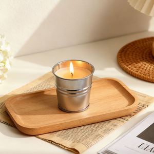 Bougie parfumée anti-moustiques à l'huile de citronnelle, cire végétale, parfum léger pour usage intérieur/extérieur, camping, maison - Product Image 3