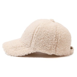 Gorra de Béisbol de Moda Coreana de 6 Paneles, de Lana de Cordero de Felpa Vintage para Invierno, Informal para Exteriores, Combinable con Todo, con Logotipo Personalizado - Product Image 3