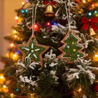 Décorations créatives transfrontalières DIY pour la maison, décorations suspendues pour arbre de Noël, accessoires de décoration de scène de Noël