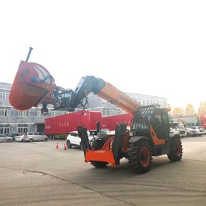 Novo Manipulador Telescópico a Diesel de Alta Capacidade - <span class=keywords><strong>3</strong></span>-4 Toneladas, Altura de Elevação de 11-15m, Empilhadeira Telescópica com Caçamba, 4x4, Certificado CE - Product Image 3