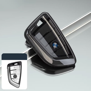 Conjunto de Capas para Chave BMW para Séries 5/3/7, X1-X6, Séries 1/2, Capa Transparente de TPU com Fivela - Product Image 1