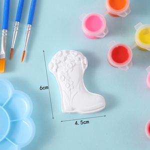 Set di Bambole in Gesso da Colorare Stile Coreano, Giocattoli Educativi per Bambini, Decorazioni per Mercatini Notturni - Product Image 6