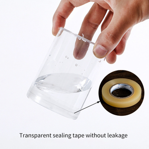 Hộp đựng bánh kẹo, đồ ăn nhẹ bằng nhựa trong suốt bán chạy, kiểu dáng dễ thương, có nắp đậy kín, hình tròn - Product Image 3