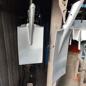 Bêche à neige plate antidérapante à poignée en D, robuste, agricole, <span class=keywords><strong>mini</strong></span>, sans fil, en acier au carbone 50Mn, avec manche en bois pour - Product Image 2