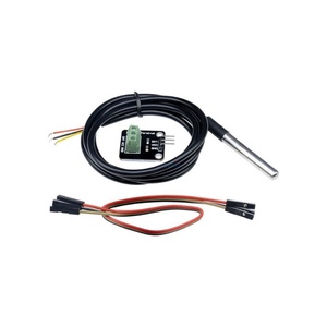 Waterproof DS18B20 Temperature Sensor Module <b>Kit</b> for Electronic Building Blocks - Ideal for Precise Temp Monitoring Projects - Product Image 1