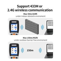 Terminal de colectores de datos móviles, escáner de código de barras Android resistente, asistente digital personal de mano PDA