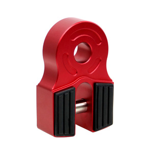 Manille à boulon de 50 mm en acier allié avec goupille de sécurité rouge pour attelage de remorque - Product Image 5