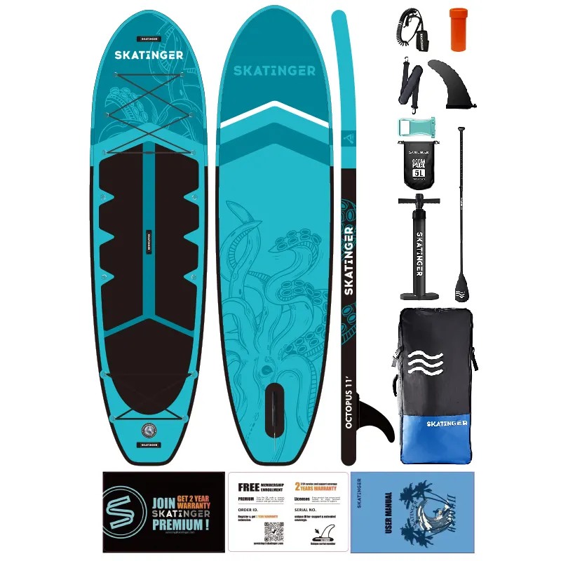 2023 nouveau Style en gros gonflable paddle board bateau de pêche gonflable Kayak SUP Board à vendre