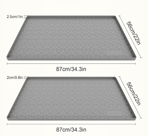Tapete Impermeable para Debajo del Fregadero de 34" X 22", Tapete de Silicona Grueso <span class=keywords><strong>Protector</strong></span> de Gabinetes para <span class=keywords><strong>Cocina</strong></span> y Baño, Forro Organizador para Estantes - Product Image 2