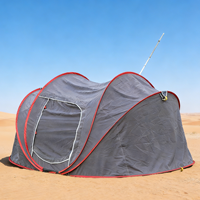 Tente Pop-Up Arabe 4 Personnes Pare-Vent Protection Solaire UV50+ Installation Rapide pour Plage Émirats Arabes Unis Désert Glamping Spacieuse 2.5x2.5m OEM/ODM