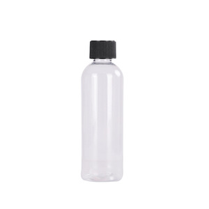 Transparent Pet <b>Plastic</b> Bottles 30-100Ml Screw <b>Cap</b> Cylinder Shape For Cosmetic Liquid Packaging - Product Image 3