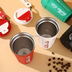 Intelligent Temperature <b>Measurement</b> Custom Logo 400ml Cola Coffee Mug Stainless Steel Insulation Mugs - Product Image 5