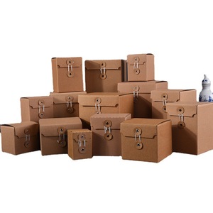 Wholesale Kraft Paper <strong>Box</strong> Honey Glass Bottle Coffee Sugar Tea <strong>Mug</strong> Packaging <strong>Box</strong> with Clasp Closure - Product Image 1