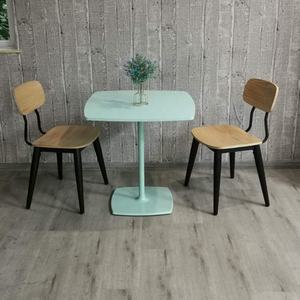 Mesa de comedor y sillas para restaurante, mesa de comedor de comida rápida Industrial, proveedores de muebles de cafetería y tienda - Product Image 5