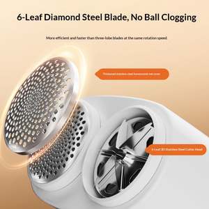 Quitapelusas Eléctrico de Doble Cabezal Recargable con Pantalla LED, Mini Quitapelusas Portátil para <span class=keywords><strong>Ropa</strong></span> - Product Image 4