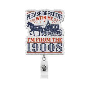 Boucle de fixation en acrylique à paillettes avec pince crocodile rotative, boucle de carte d'identité d'infirmière amusante avec badge en forme de canard anglais - Product Image 5