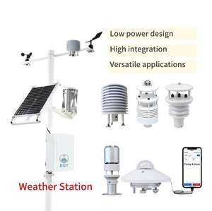 태양열 PV를 위한 전문 야외 자동 무선 기상 관측소 환경 농업 수 문학 기상 - Product Image 1