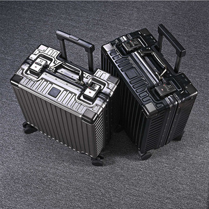 Vente en gros de bagages de <span class=keywords><strong>cabine</strong></span> en aluminium de 18 pouces <span class=keywords><strong>valise</strong></span> en ABS avec roues de transport sacs de voyage bagage à main Maletas De Viaje - Product Image 3