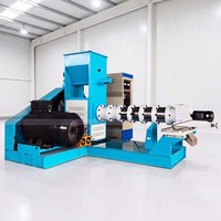 Machine automatique d'extrusion de nourriture flottante pour poissons, animaux de compagnie, chiens et chats, 600 kg/h