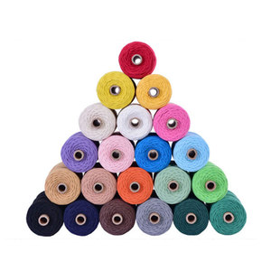 3Mm 100% Màu <span class=keywords><strong>Cotton</strong></span> May Chỉ Giá Dày Và Mỏng Bông Dây Tấm Thảm Binding Chủ Đề Trang Trí Dây - Product Image 2