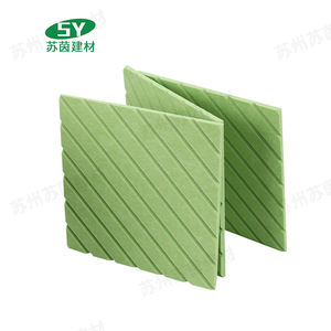 Wave Pattern 100% Panneau en fibre de polyester Panneau insonorisant Panneaux muraux décoratifs Panneau acoustique - Product Image 4